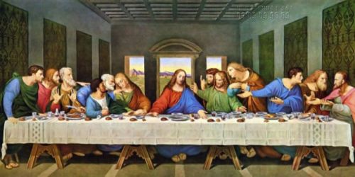 Bức tranh Bữa tiệc ly - The Last Supper (Leonardo da Vinci) - một trong những bức tranh được nhiều gia đình Công giáo treo tại nhà