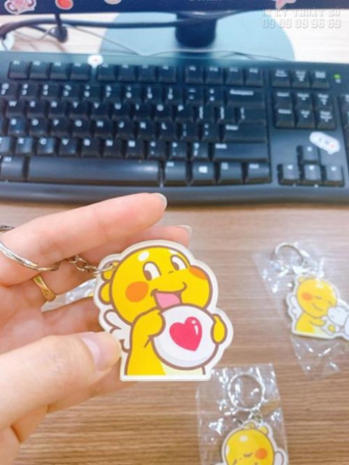 In mica làm móc khóa  - Ảnh: 1