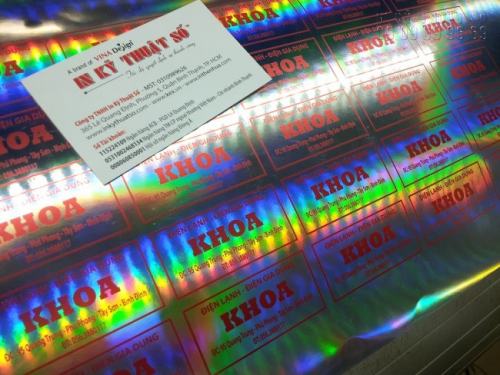 In decal dán kính quảng cáo theo yêu cầu