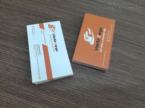 Cần xác định trước số lượng và kích thước của card visit trước khi đặt in ấn