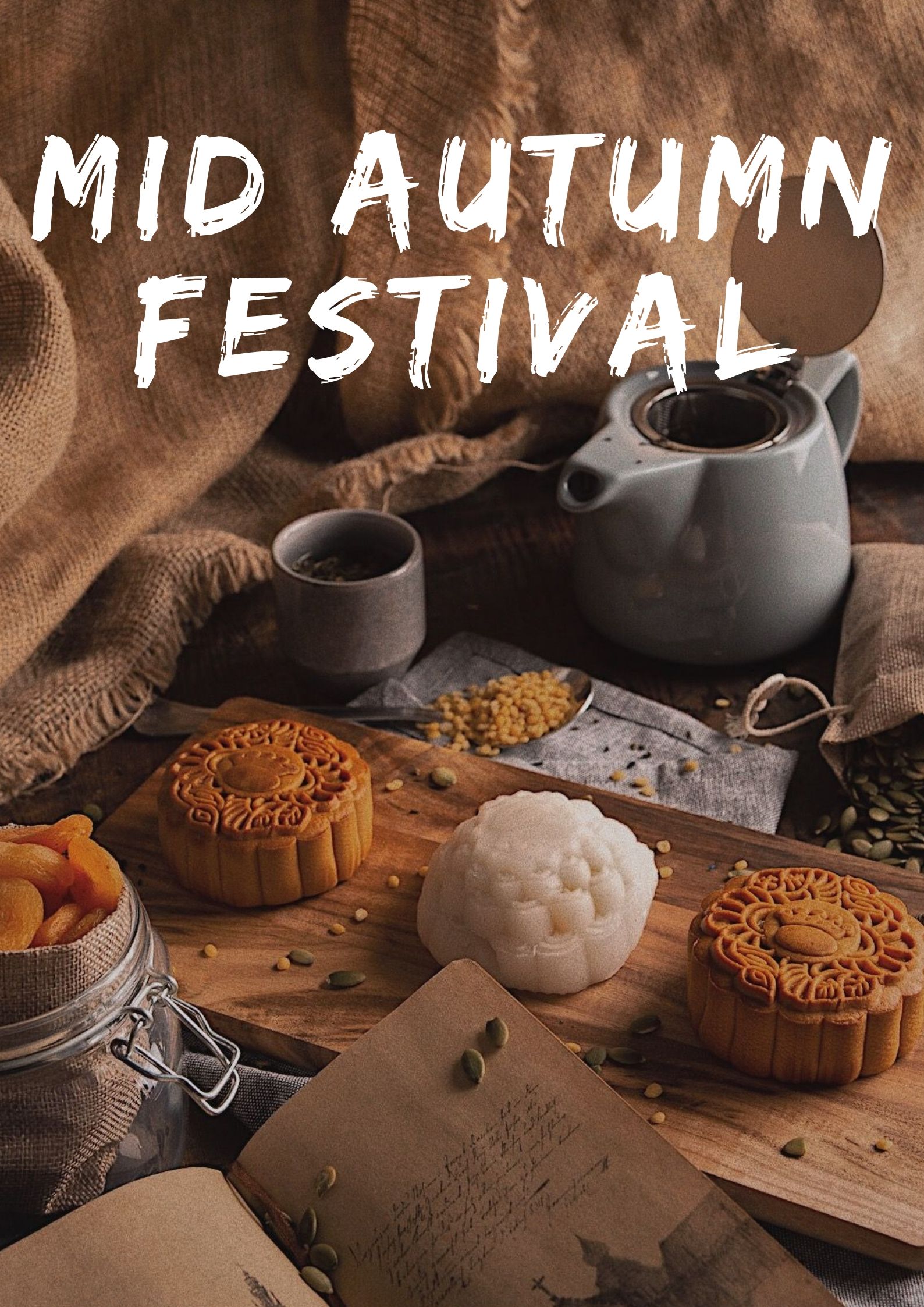 Poster trang trí  dịp trung thu