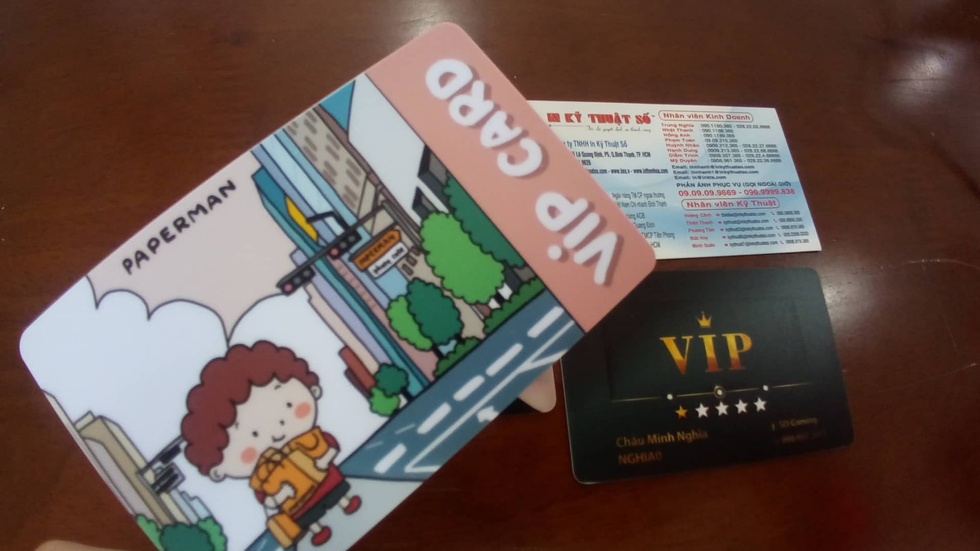 in thẻ nhựa mini trung tâm gym, yoga,spa