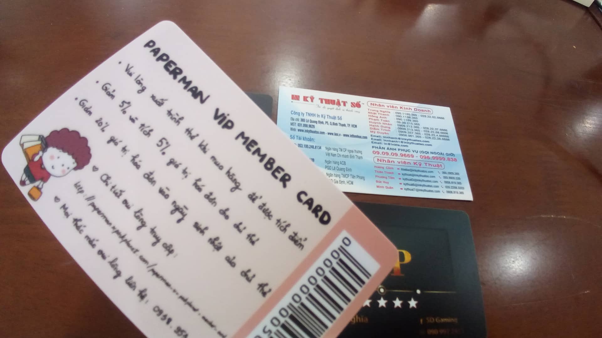 thẻ nhựa móc khoá đẹp