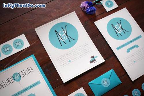 in thiệp cưới bằng giấy mỹ thuật