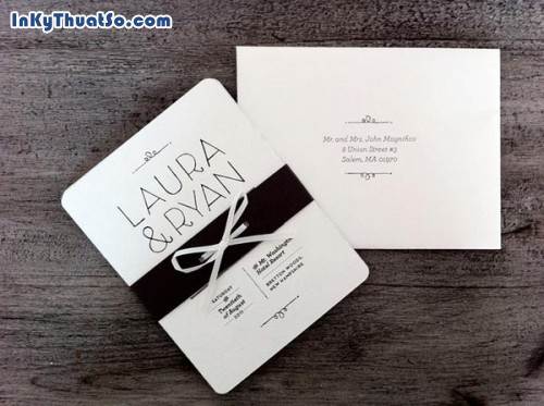 in thiệp cưới bằng giấy gì