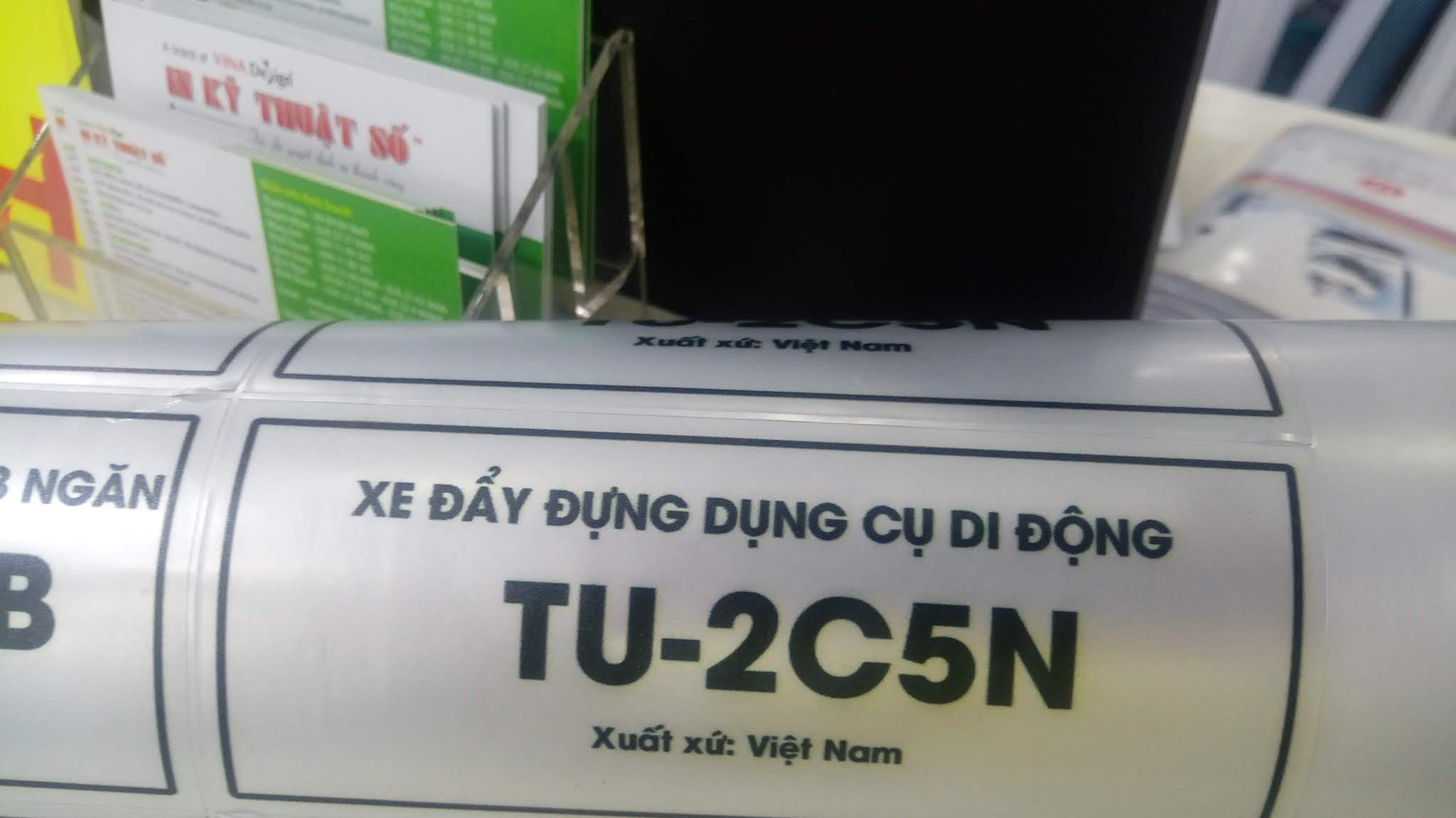 in tem bạc cho sản phẩm