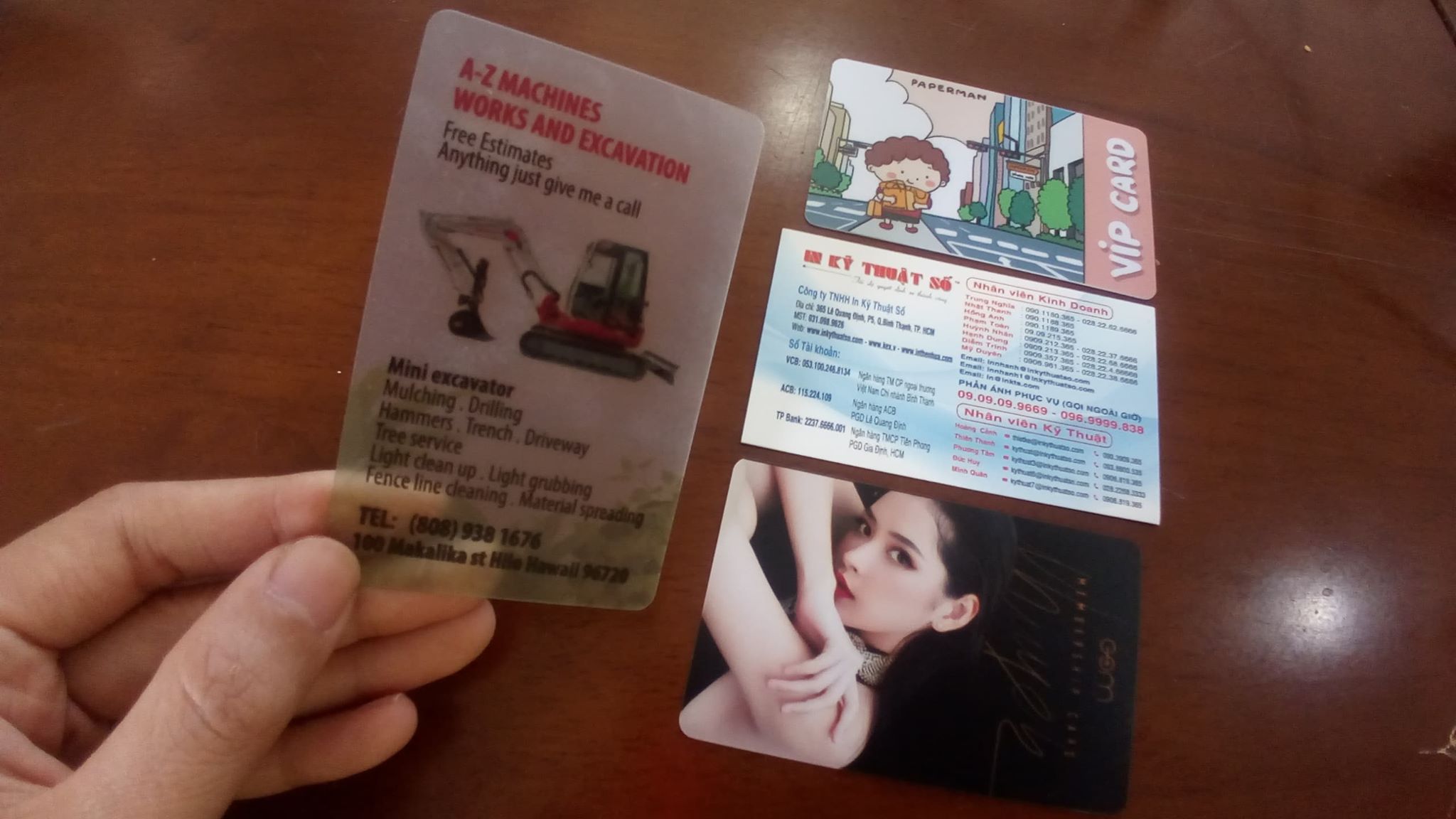 chất liệu PVC trong suốt