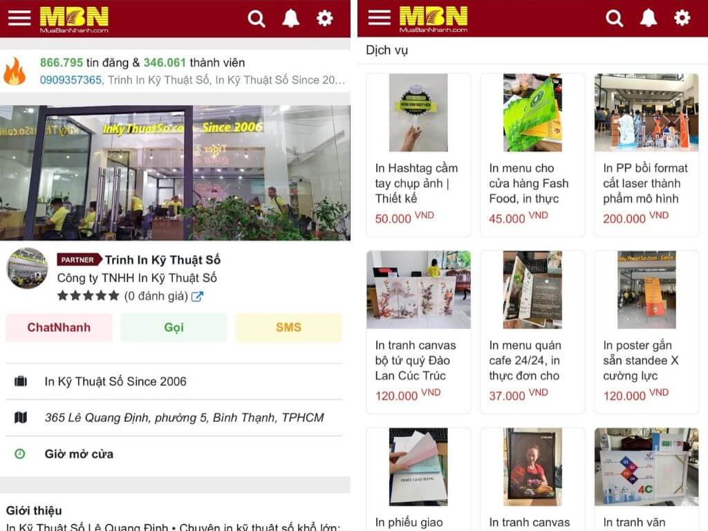 In Kỹ Thuật Số Since 2006 - Top c&ocirc;ng ty in ấn hoạt động mạnh mẽ tại s&agrave;n thương mại điện tử MuaBanNhanh - 1
