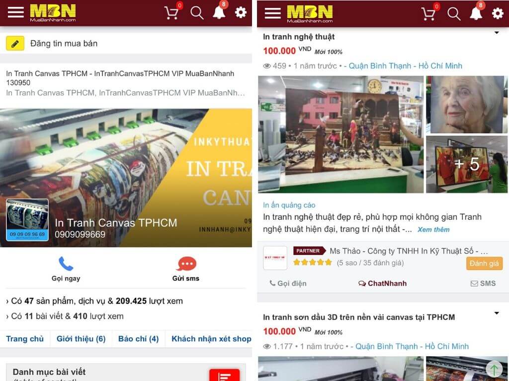 In Kỹ Thuật Số Since 2006 - Top c&ocirc;ng ty in ấn hoạt động mạnh mẽ tại s&agrave;n thương mại điện tử MuaBanNhanh - 2