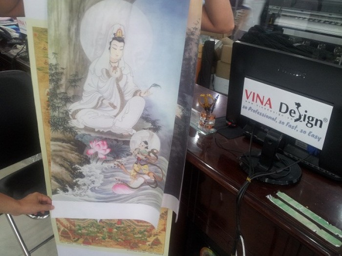 ứng dụng in vài silk