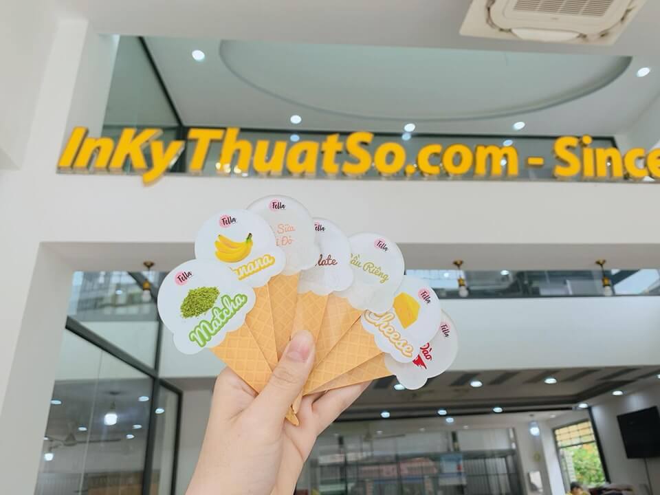 In UV trên mica